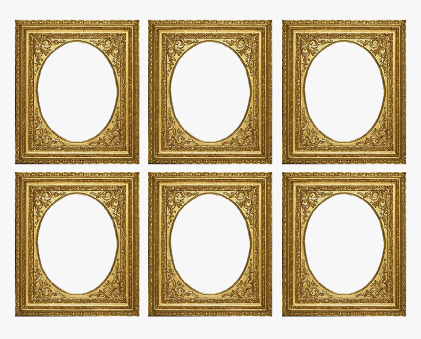 Picture Frames With Transparent Ovals - Frame Powerpoint Background Png, Png Download, Free Download