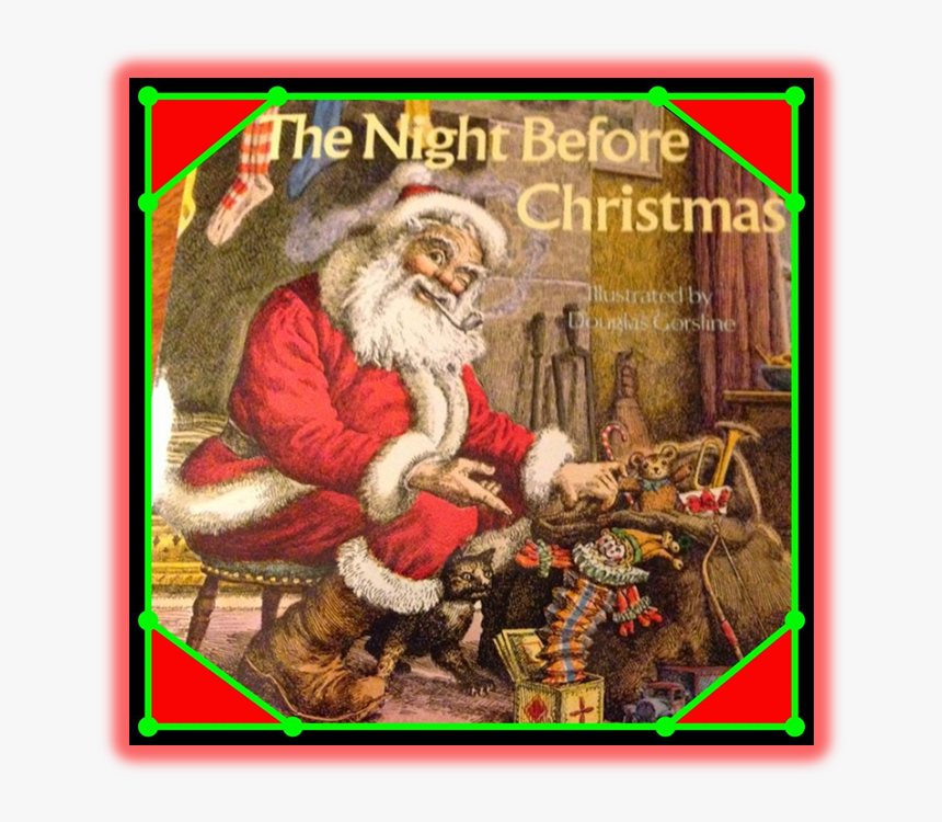 Night Before Christmas Original Book, HD Png Download, Free Download