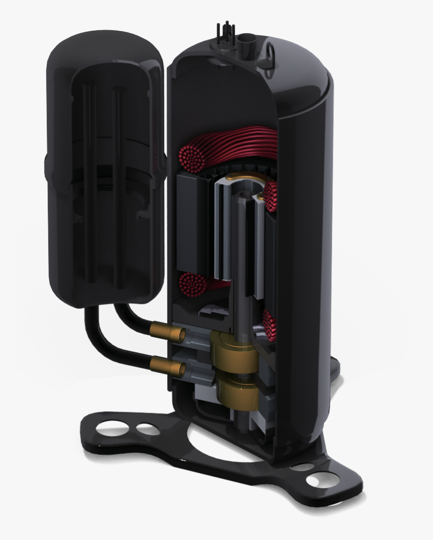 Compressor1 - Lg Electronics Ac Compressor, HD Png Download, Free Download