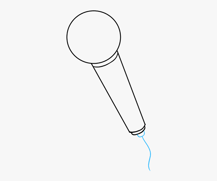 How To Draw Microphone - Drawing, HD Png Download, Free Download