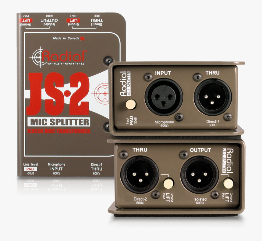 Mic Splitter Radial, HD Png Download, Free Download