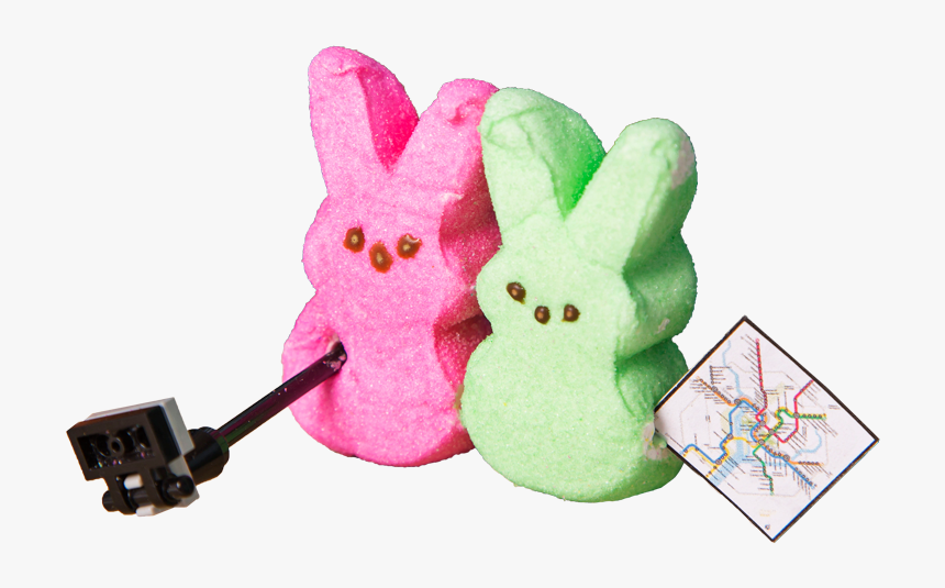 Marshmallow Peep Png Bunny, Transparent Png, Free Download