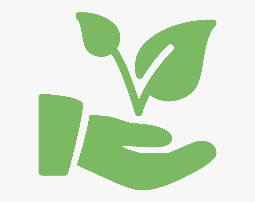 Green Growing Hand Plant Career - Dedicated Icon Png, Transparent Png, Free Download