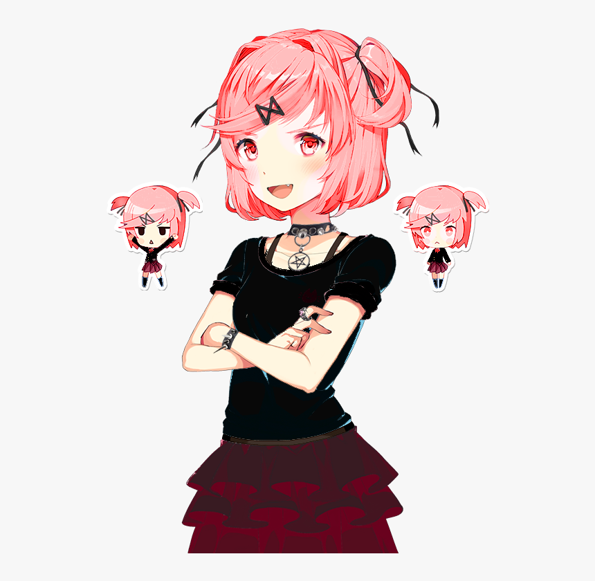 Doki Doki Literature Club Natsuki Png, Transparent Png, Free Download