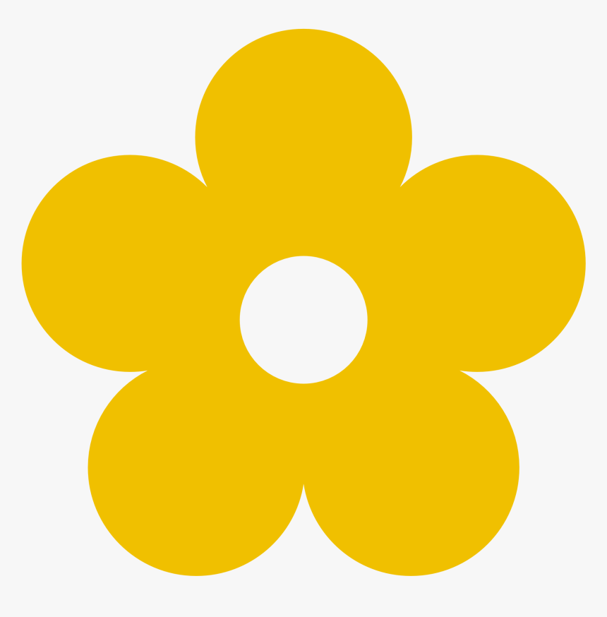 Easter Flowers Clip Art Happy Easter - Yellow Flower Clipart, HD Png Download, Free Download
