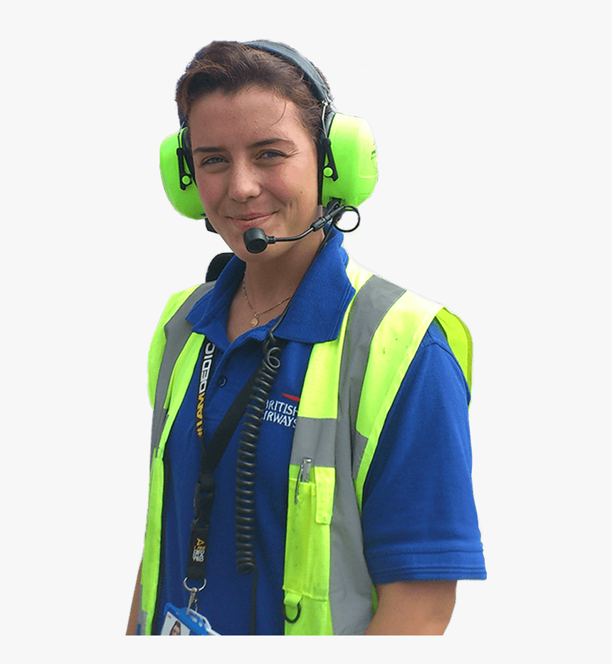Airport Work With Headset, HD Png Download, Free Download