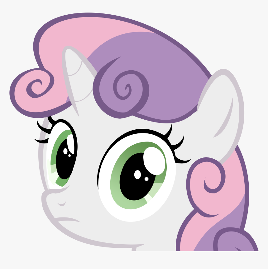 Clip Art Sweetie Belle Stare Know - Sweetie Belle Pony Face, HD Png Download, Free Download