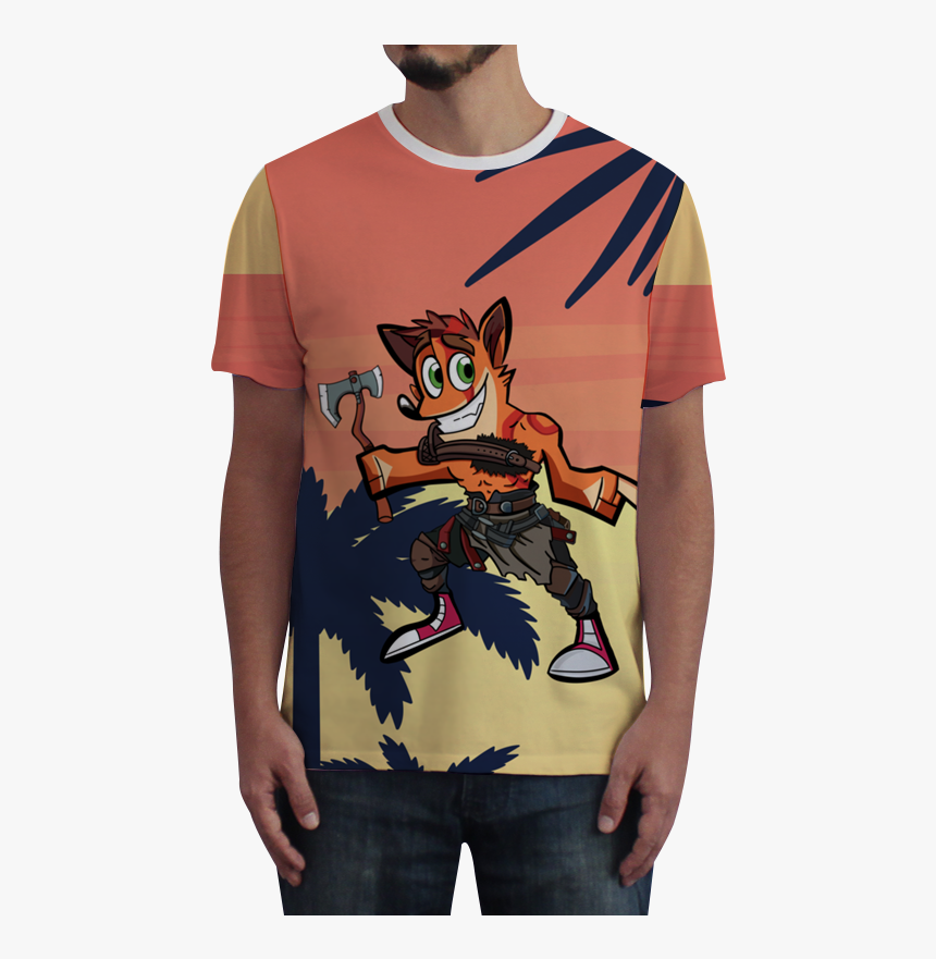 Camiseta Fullprint Krashtos God Of Woah De Jogo Velhona - Camisa Nossa Senhora Aparecida, HD Png Download, Free Download