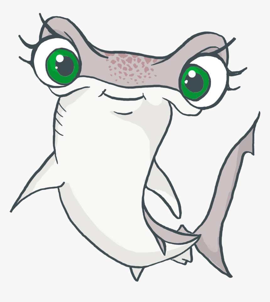 Hammerhead Shark Baby Shark Clipart - Cartoon Image Of Hammerhead Shark, HD Png Download, Free Download