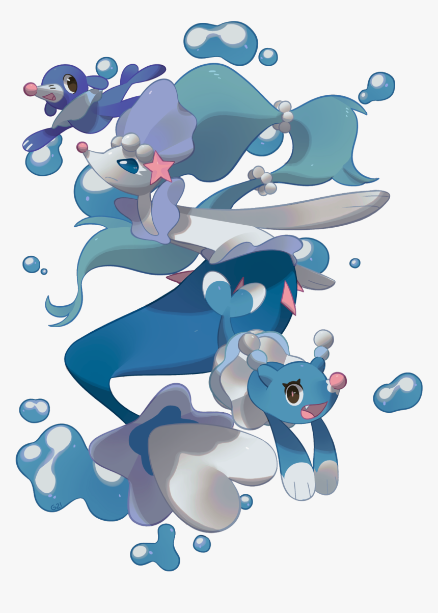 Brionne Pokemon Primarina Poplio, HD Png Download, Free Download