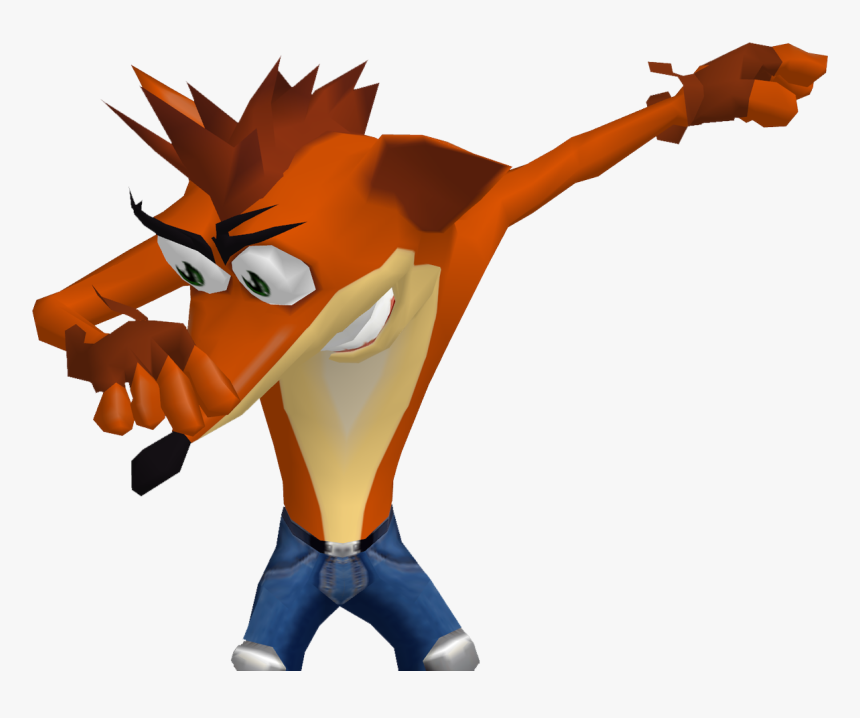 Crash Bandicoot Dabbing Gif, HD Png Download, Free Download