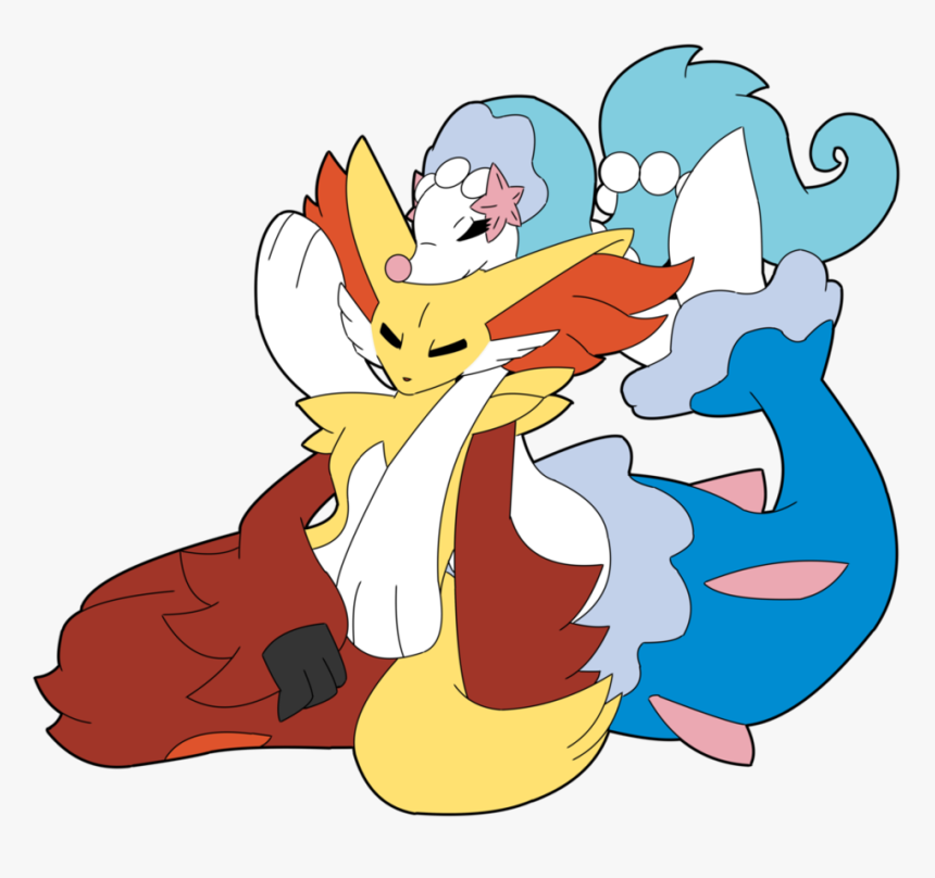 #pokemon #pokeships #ultramoon - Pokemon Primarina And Delphox, HD Png Download, Free Download