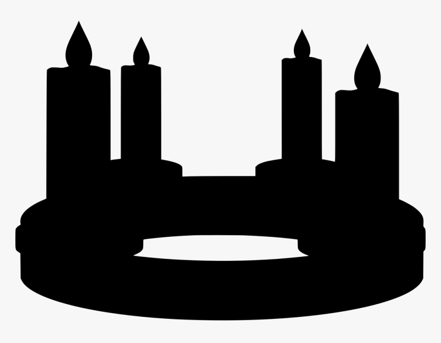 Silhouette Adventskranz, HD Png Download, Free Download