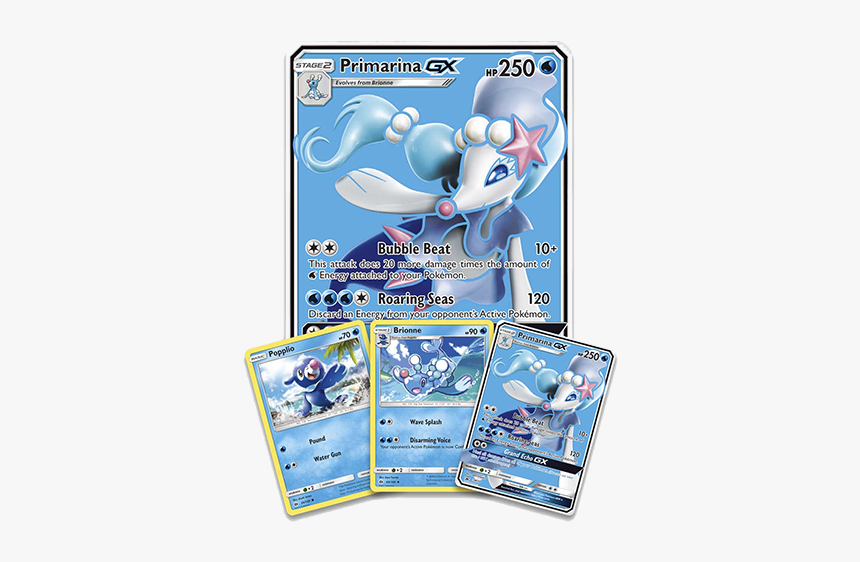 Pokemon Tcg Online Codes For Primarina Gx Automatic - Primarina Gx Card, HD Png Download, Free Download