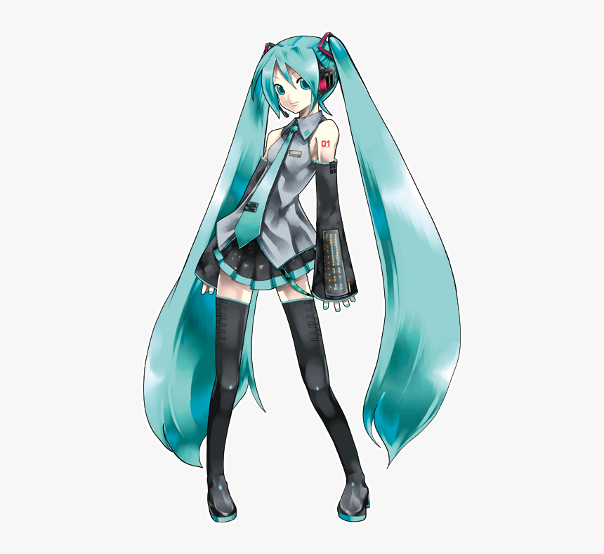 Miku Hatsune Vocaloid - Miku Hatsune Vocaloid Anime, HD Png Download, Free Download