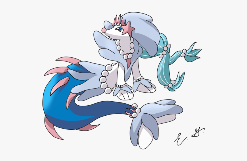 Mega Primarina Fan Made By Karionite35-dbi8e16 - Fan Made Mega Evolution Primarina, HD Png Download, Free Download