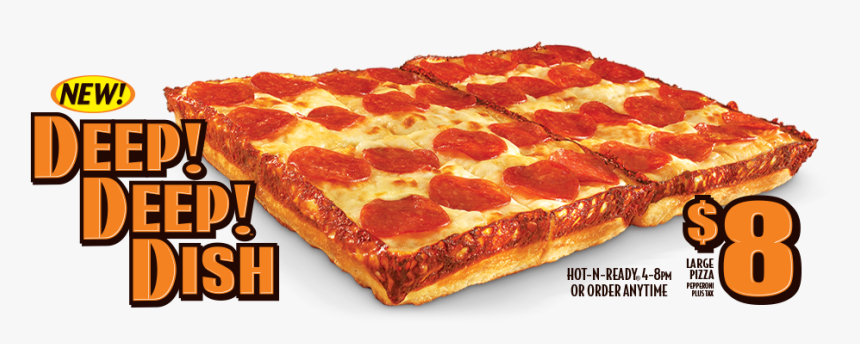 Large Deep Deep Dish Little Caesars, HD Png Download, Free Download