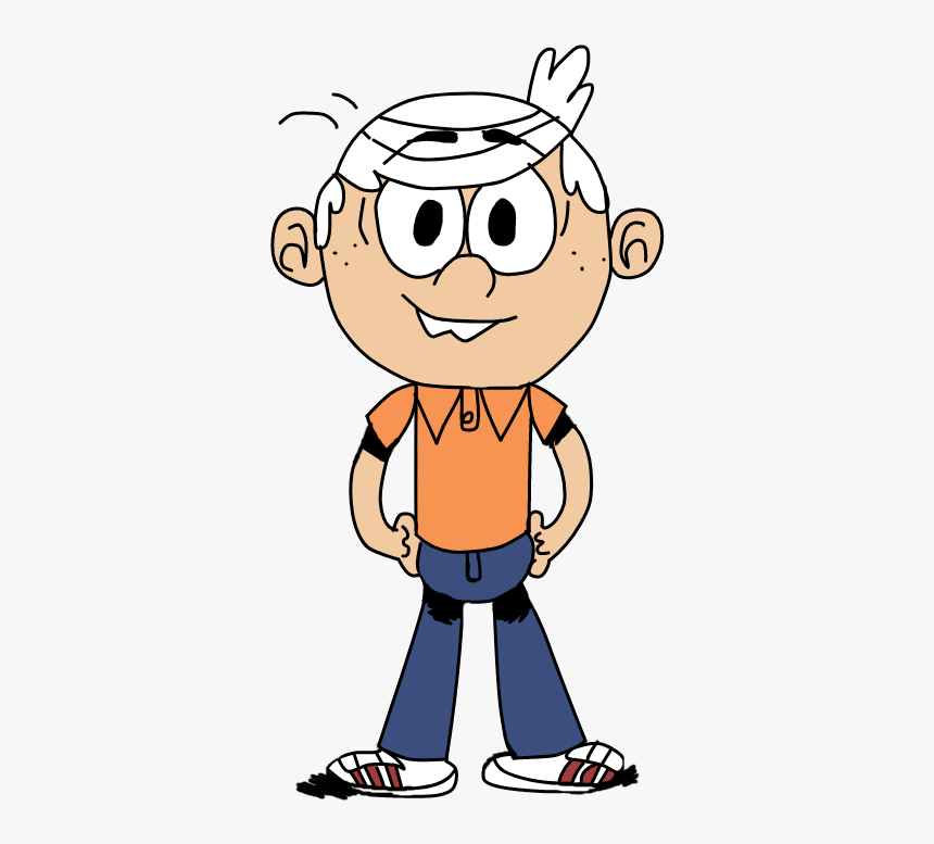 Image Titled How To Draw Lincoln Loud From The Loud - Loud House Lincoln Orange Shirt, HD Png Download, Free Download