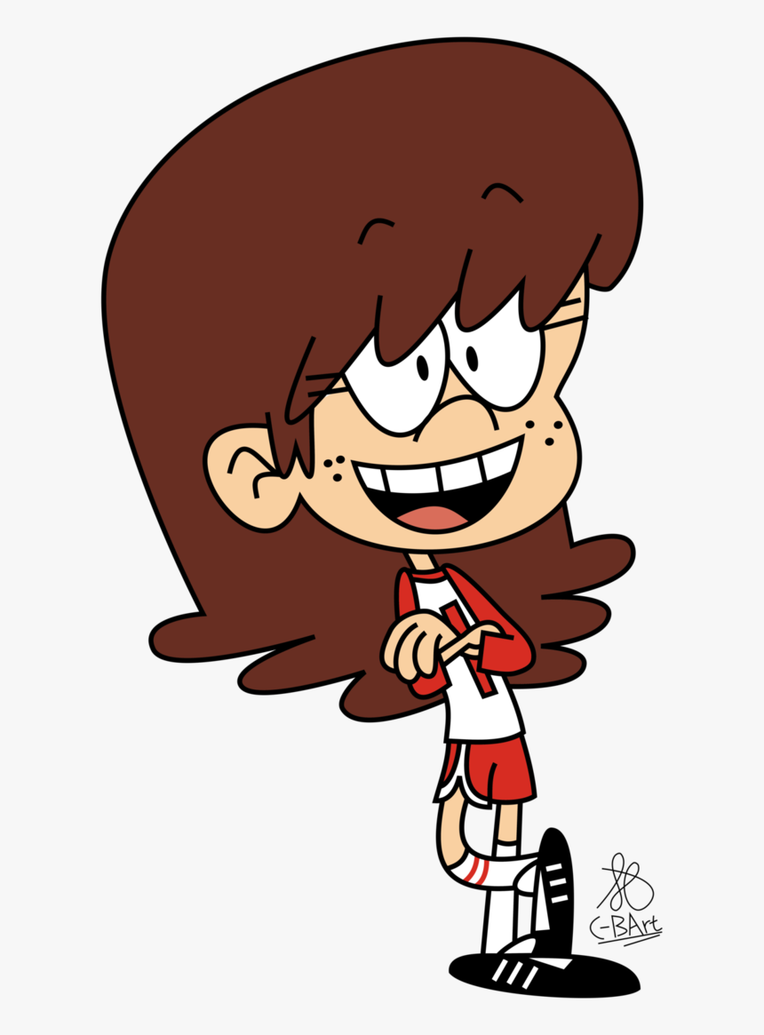 Lynn Loud With Her Hair Down By C - Lynn The Loud House, HD Png Download, Free Download