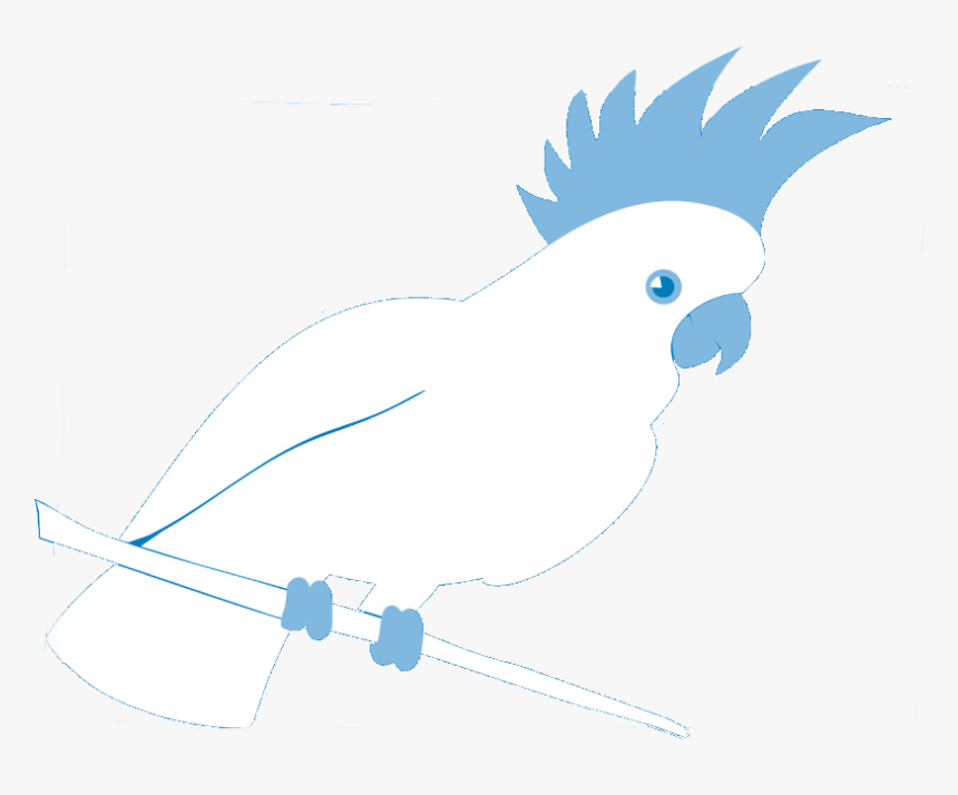 Cockatoo Blue - Sulphur-crested Cockatoo, HD Png Download, Free Download