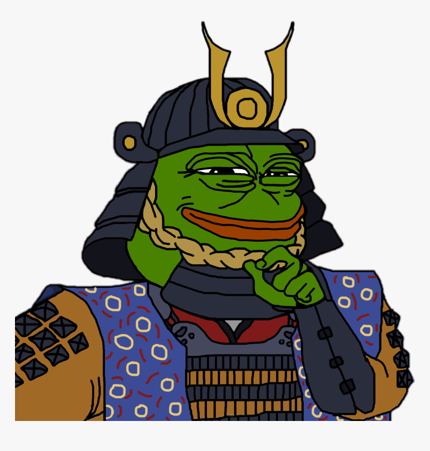 #pepe #meme #rarepepe #samurai #shogun - Samurai Pepe, HD Png Download, Free Download