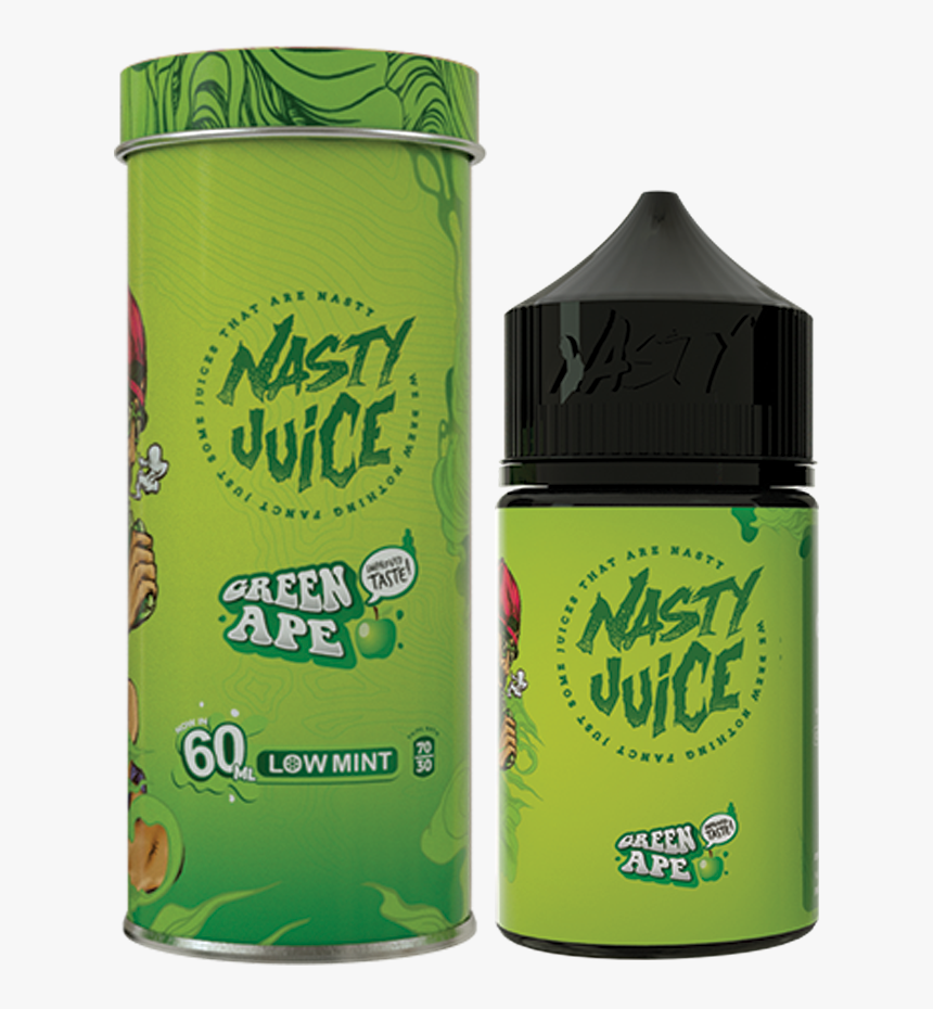 Nasty Juice - Green Ape - Nasty Juice Cush Man, HD Png Download, Free Download