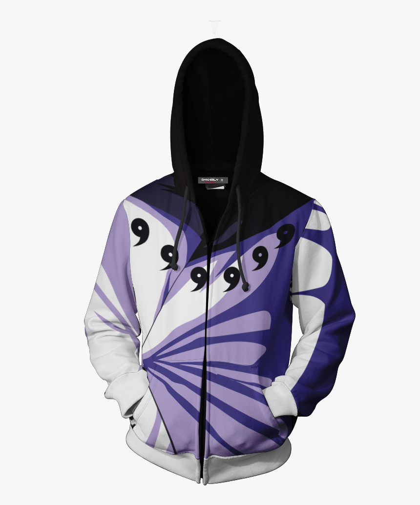 Naruto Madara Uchiha 6 Paths Cosplay Zip Up Hoodie - Hoodie, HD Png Download, Free Download