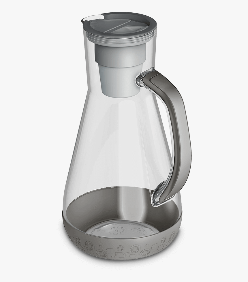 64 Oz Water Pitcher Grey With Filter"
 Class= - Vacuum Coffee Maker, HD Png Download, Free Download