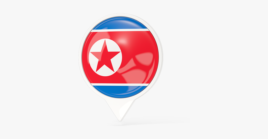Pointer Transparent North - North Korea Flag Icon, HD Png Download, Free Download