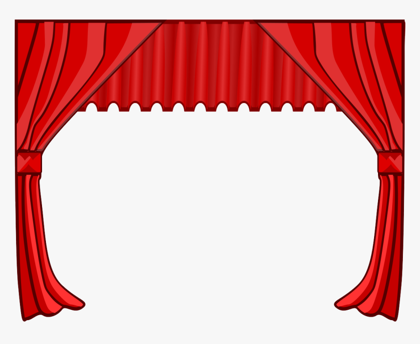 Curtains Png - Theatre Curtains Clip Art, Transparent Png, Free Download