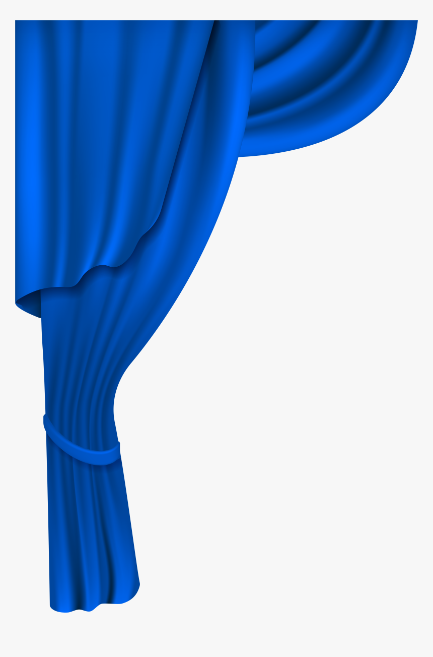 Blue Curtain Png - Transparent Blue Curtain Png Clipart, Png Download, Free Download