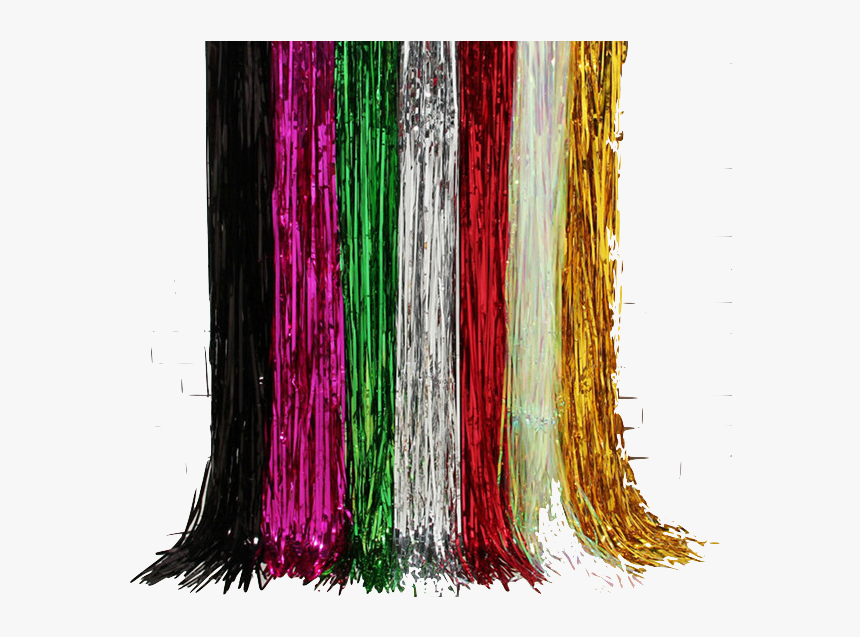 Metallic Streamers Curtain - Decoration Backdrop 18 Birthday Party, HD Png Download, Free Download