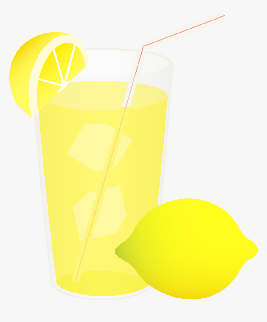Glass Of Juice Panda - Lemonade Clip Art, HD Png Download, Free Download