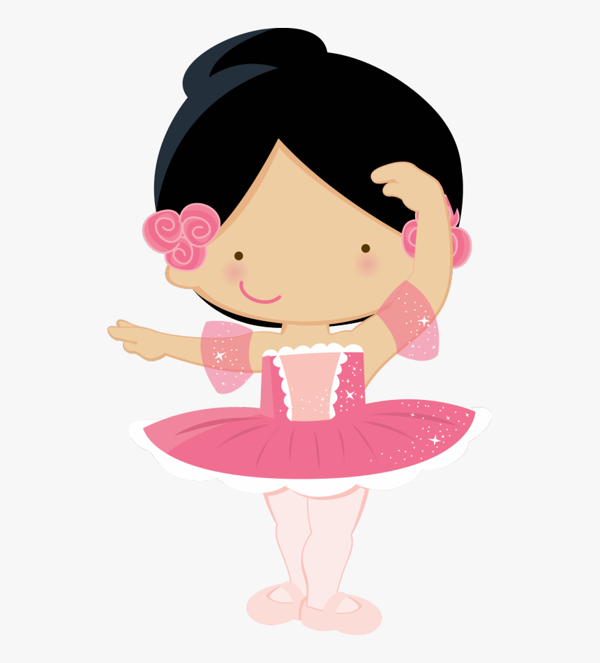 Ni O Bonito Animado - Cute Ballerina Png, Transparent Png, Free Download