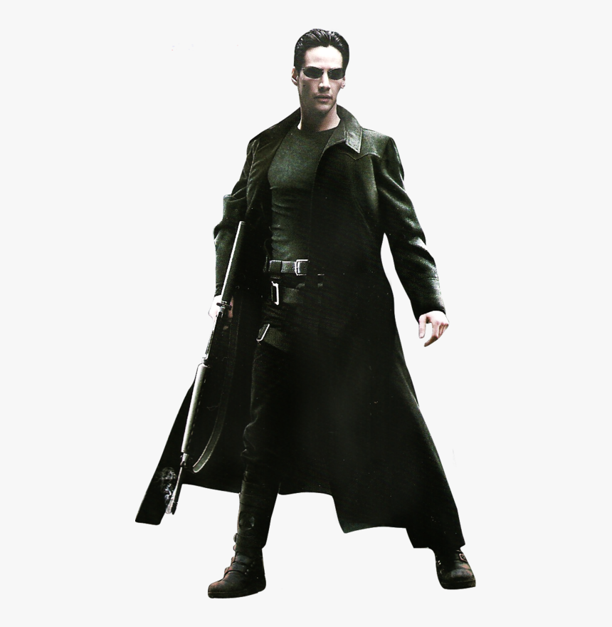 Neo Matrix , Png Download - Keanu Reeves Matrix Jacket, Transparent Png, Free Download