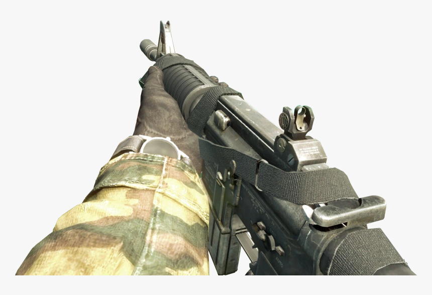 Black Ops 4 Gun Png - Black Ops 4 M16, Transparent Png, Free Download