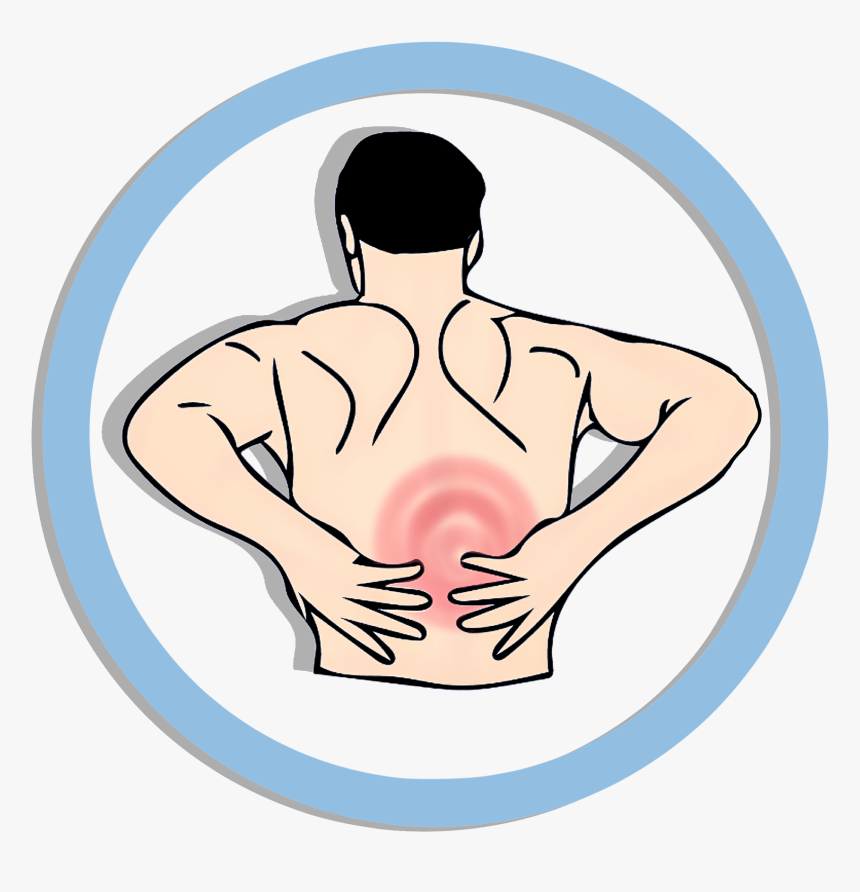 Pain On Back Clipart, HD Png Download, Free Download