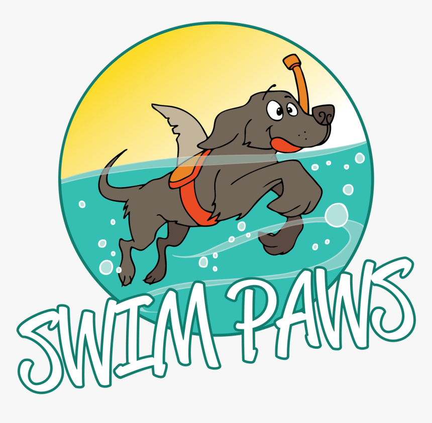 Swim Paws Canine Fitness - Cartoon, HD Png Download, Free Download