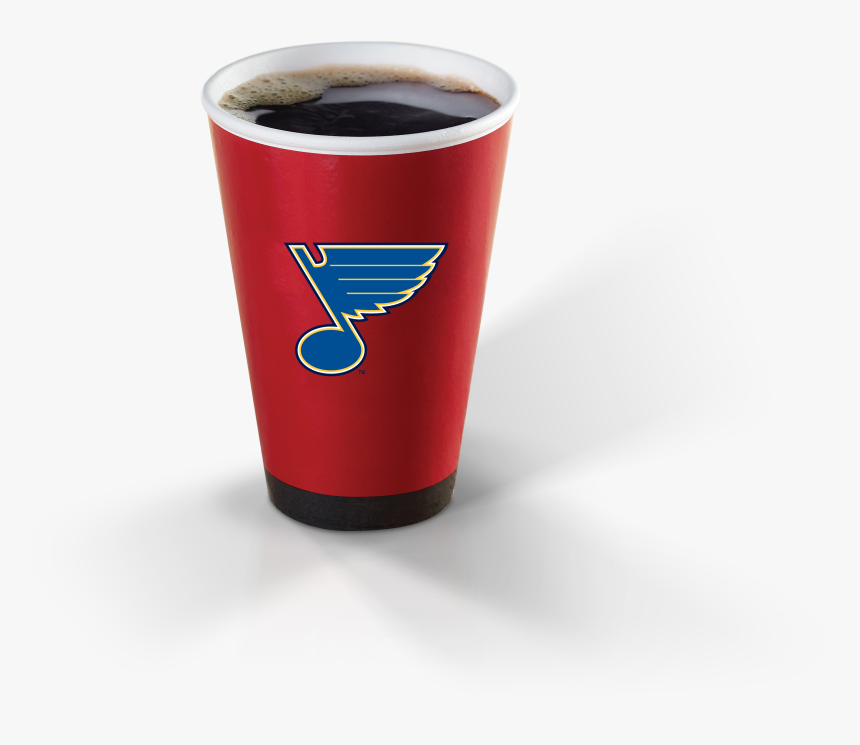 Disposable Coffee Cup With Blue Note Logo - St. Louis Blues, HD Png Download, Free Download