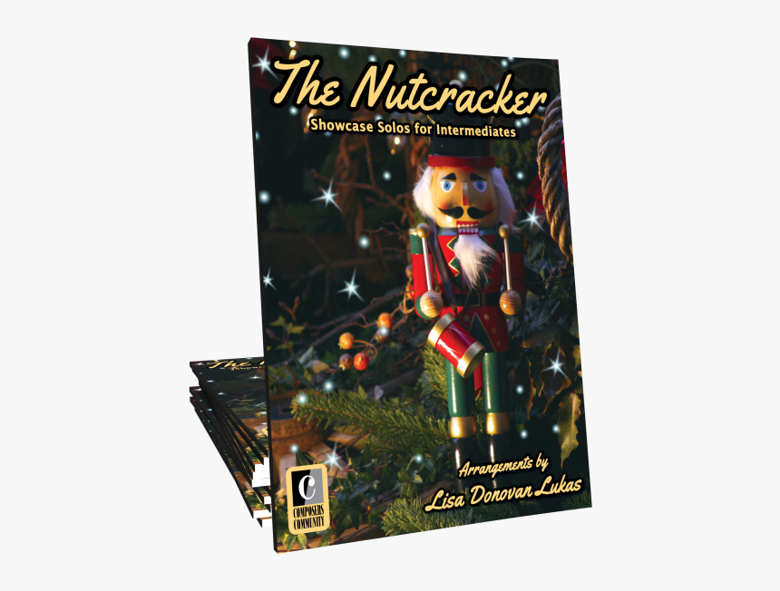 Arrangements By Lisa Donovan Lukas"
 Title="the Nutcracker - Piano With The Nutcracker Doll, HD Png Download, Free Download