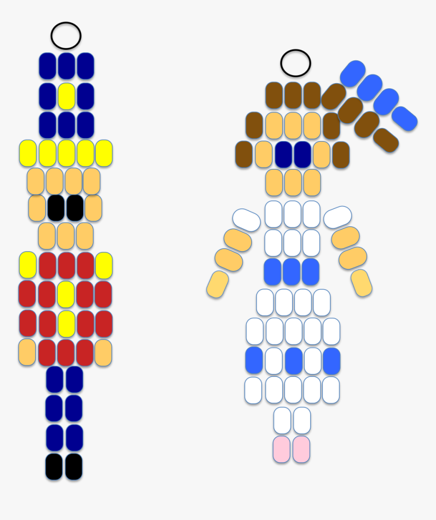 Nutcracker And Clara Pony Bead Pattern - Circle, HD Png Download, Free Download