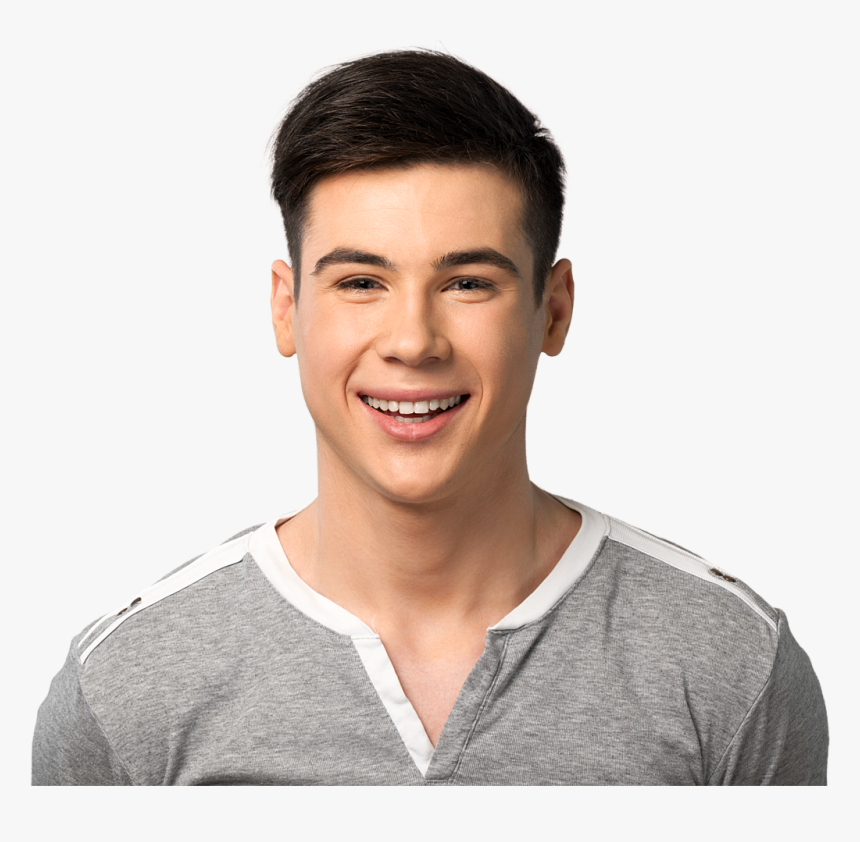 Men Hairstyle Smile Png, Transparent Png, Free Download