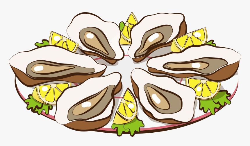 Jerky Seafood Food Cartoon Png And Vector Image - Cartoon Oysters, Transparent Png, Free Download