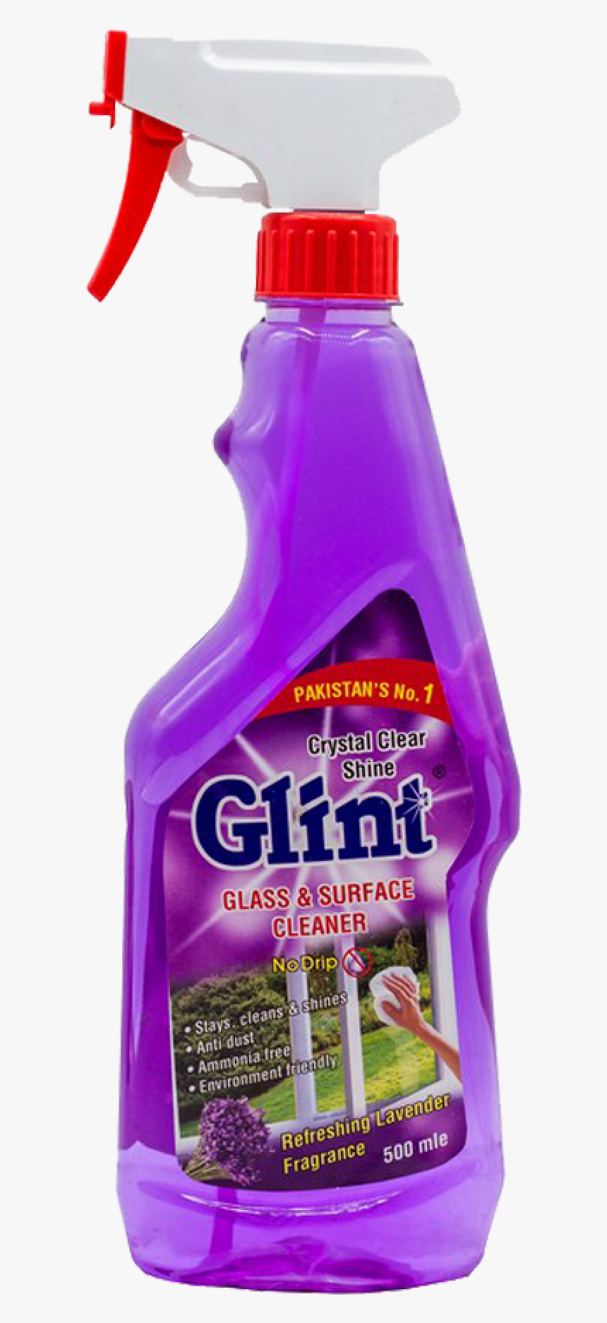 Glint Glass & Surface Cleaner Lavender 500 Ml - Glint Cleaner, HD Png Download, Free Download