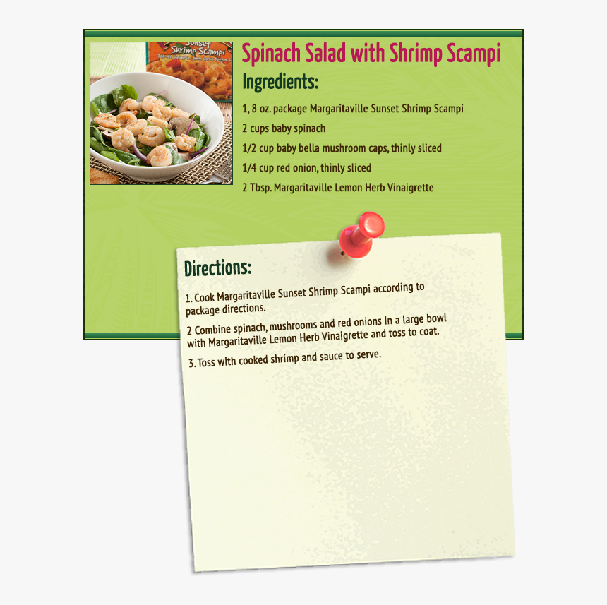 Sunset Shrimp Scampi Salad - Bouillon, HD Png Download, Free Download