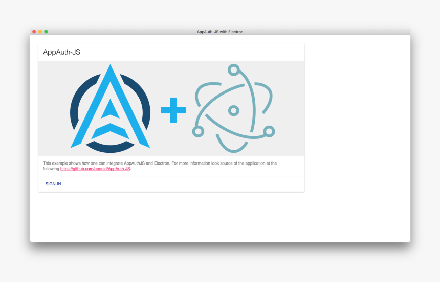 Blog/electron React Appauth Js/initial Load - Electron Desktop App Example, HD Png Download, Free Download