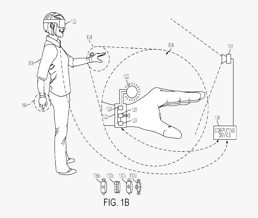 Sony Files Glove Controller Patent - Nintendo Power Glove Patent, HD Png Download, Free Download