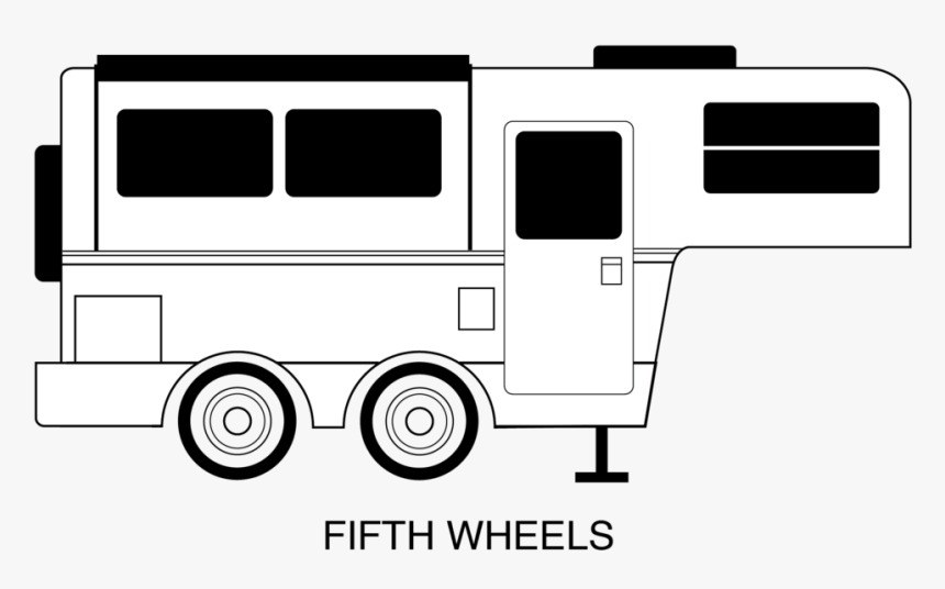 Fifth Wheel Camper Clipart - Toy Vehicle, HD Png Download, Free Download