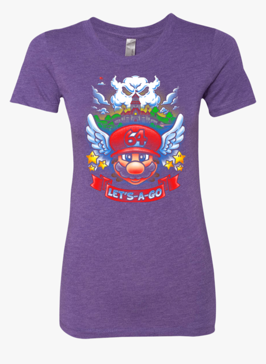 Mario 64 Tribute Women"s Triblend T-shirt - T-shirt, HD Png Download, Free Download