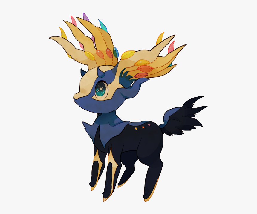Pokemon Xerneas Chibi, HD Png Download, Free Download